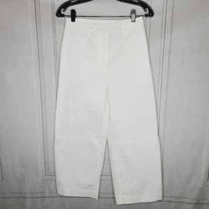 Theory Cropped Cotton Trousers